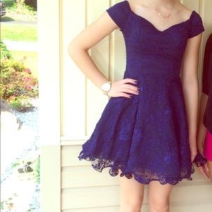 Blue Lace dress